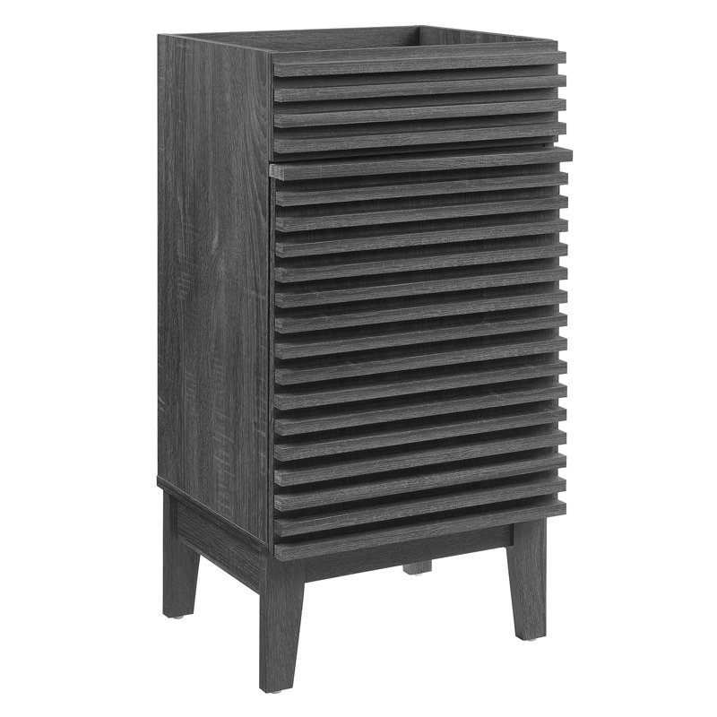 Meuble-lavabo 18 po Modway Render, Gris anthracite