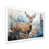 White Single Picture Framed