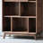 High quality black walnut bookcase