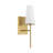River 1-Light Wall Sconce in Brass-1078915330