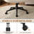 Fabric Swivel Desk Chair Office Chair with No Arms-108644002