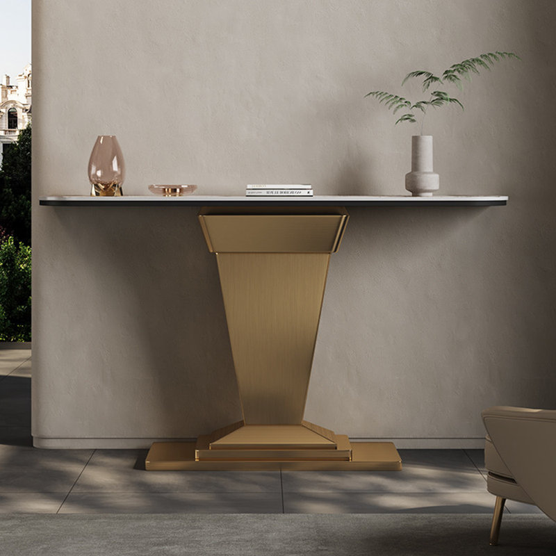 Console en métal de style italien, H 33,4 po x l 59 po x P 13,7 po