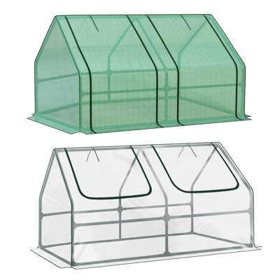 6'x3'x3' Mini Greenhouse, Includes 2 Covers