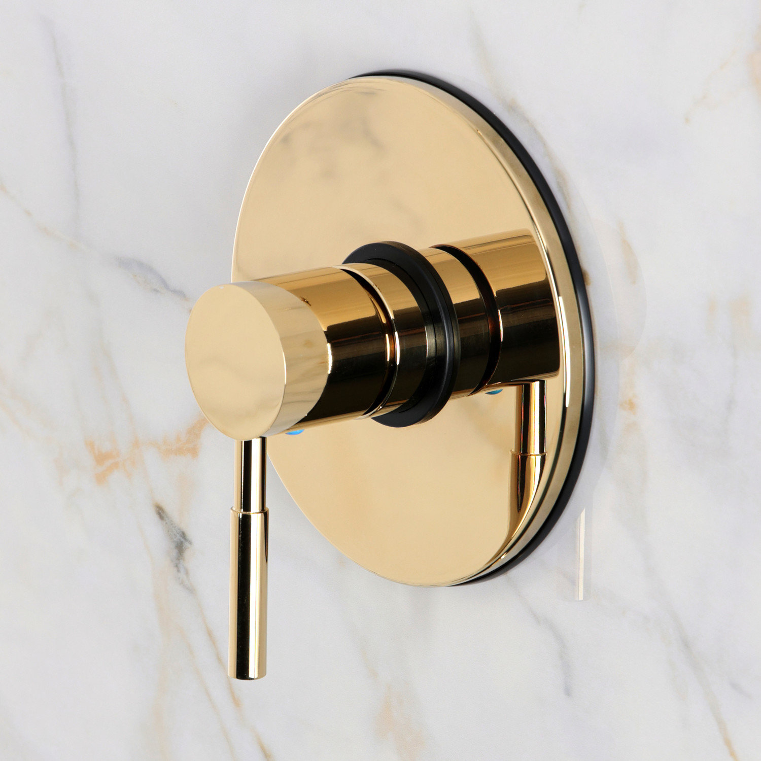 Kingston Brass Concord Pressure Balanced Tub Faucet, Trim Only, Polished Brass