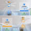 107Cm 5-Blade Modern Ceiling Fan Light With 6-Speed Adjustable Wind Speed-1366992583-1366992578