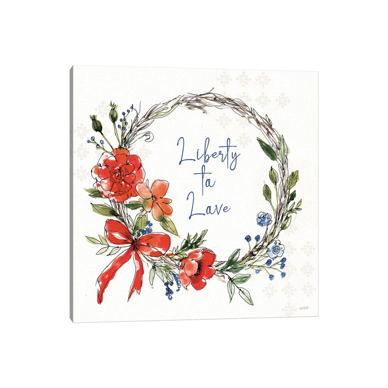 Americana Mood VI by Anne Tavoletti - Wrapped Canvas Print, 30.48cm H x 30.48cm W x 1.905cm D