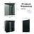 5Ft X 3Ft Outdoor Metal Storage Shed Transparent Plate Black-123950827