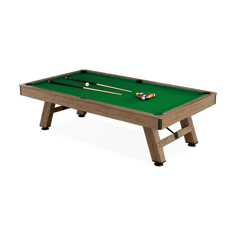 Table de billard trois-en-un multi-fonctionnelle, Vert, H 31,89 po x l 96,06 po x P 57,87 po