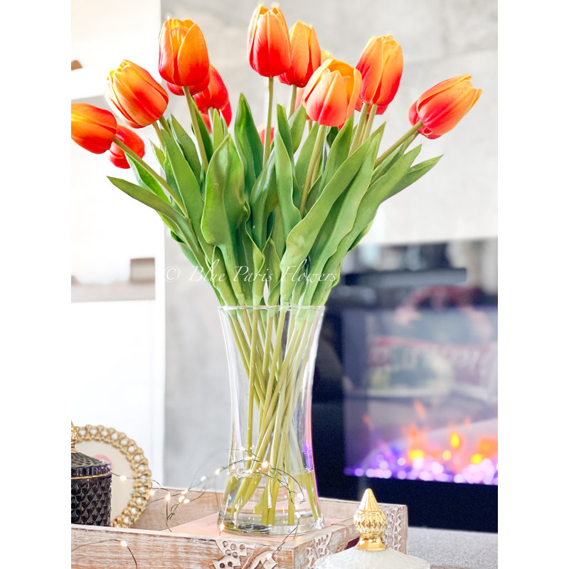 Centre de table 20 po Real Touch, Orange