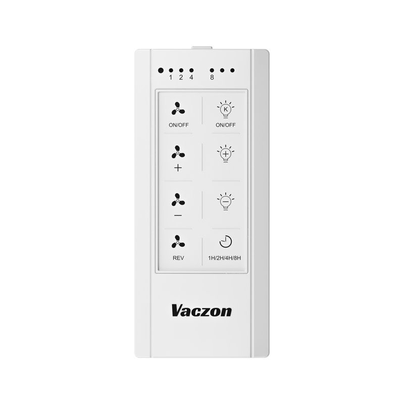 Vaczon Ceiling Fan Remote, White-5