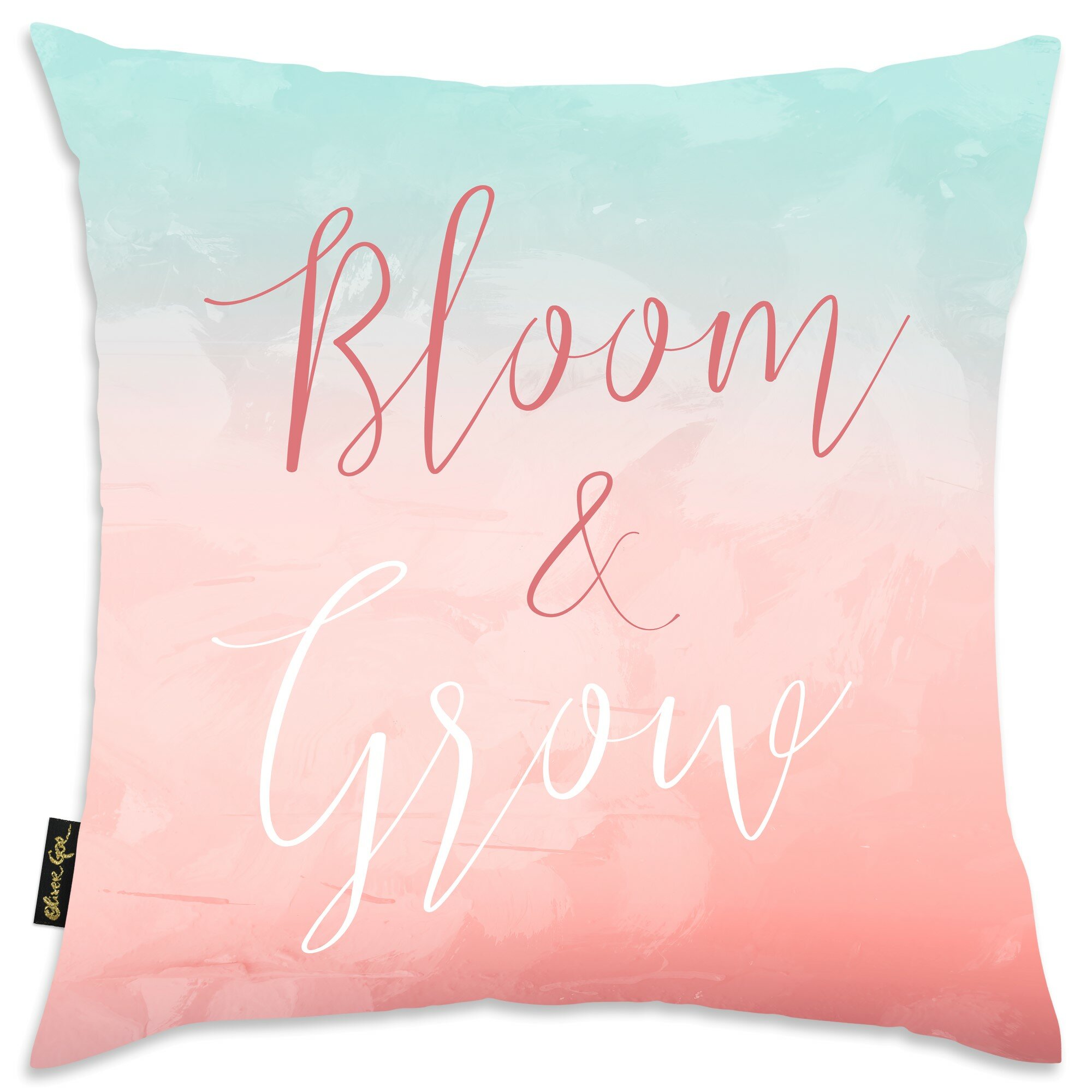 Oliver Gal Bloom and Grow Pastel Throw Pillow Cover & Insert | Wayfair