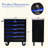 5-Drawer Multifunctional Tool Cart With Wheels, Lockable And Durable For Workshop Organization