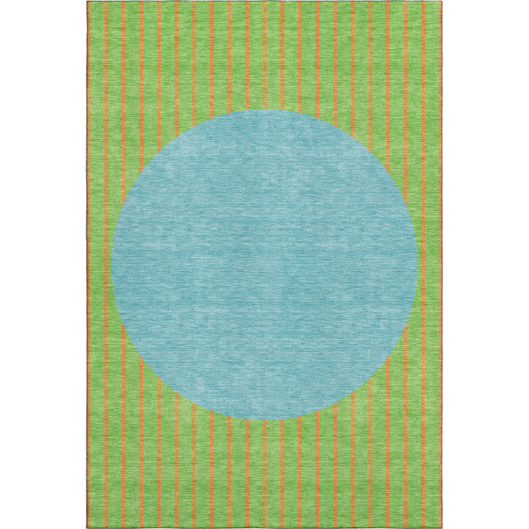Premium Machine Washable Naglee AMF994 Stripes Rug