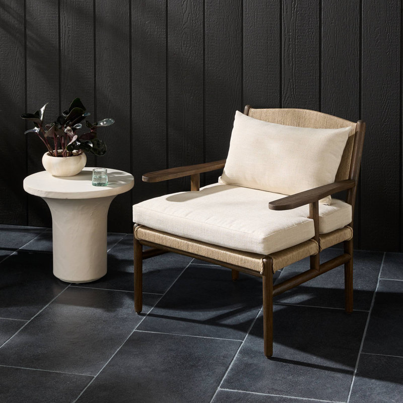 Herrin Outdoor Teak Lounge Chair