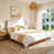 Beige Fabric/Oak