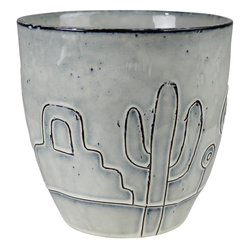 Cache pot Angeleque Cactus, H 6,5 po x l 6,5 po x P 6,5 po
