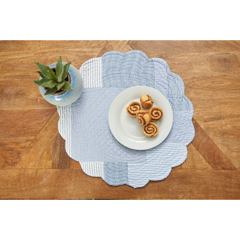 Christiansen Cotton Patchwork Round Placemat