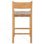 Devnie Woven Leather Counter Stool-1358552845