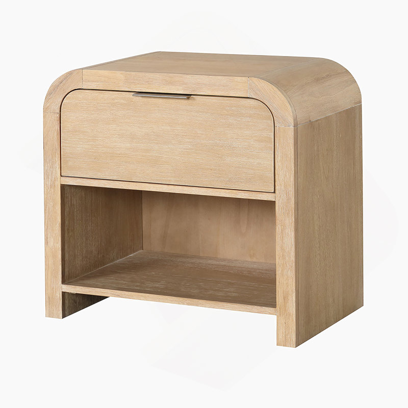 Table de chevet, table de chevet de chambre à coucher avec tiroir et tablette