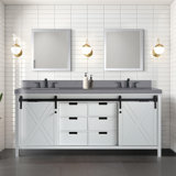 Marsyas 80 in W x 22 in D Double Bath Vanity Top with Faucet Set
