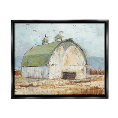 " Natural Earth Painted Barn " by Ethan Harper Painting Print