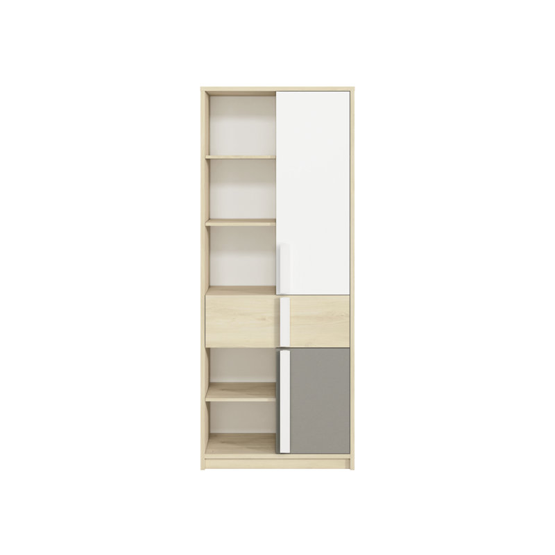 Incrocci 199cm H x 80cm W Geometric Bookcase