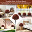 Arbre à billes 24 po avec topiaire en cyprès artificiel avec piquet de sol, plante artificielle d'automne pour la décoration intérieure et extérieure, plantes saisonnières artificielles en pot pour jardin, cour, porche, patio, entrée-325321604