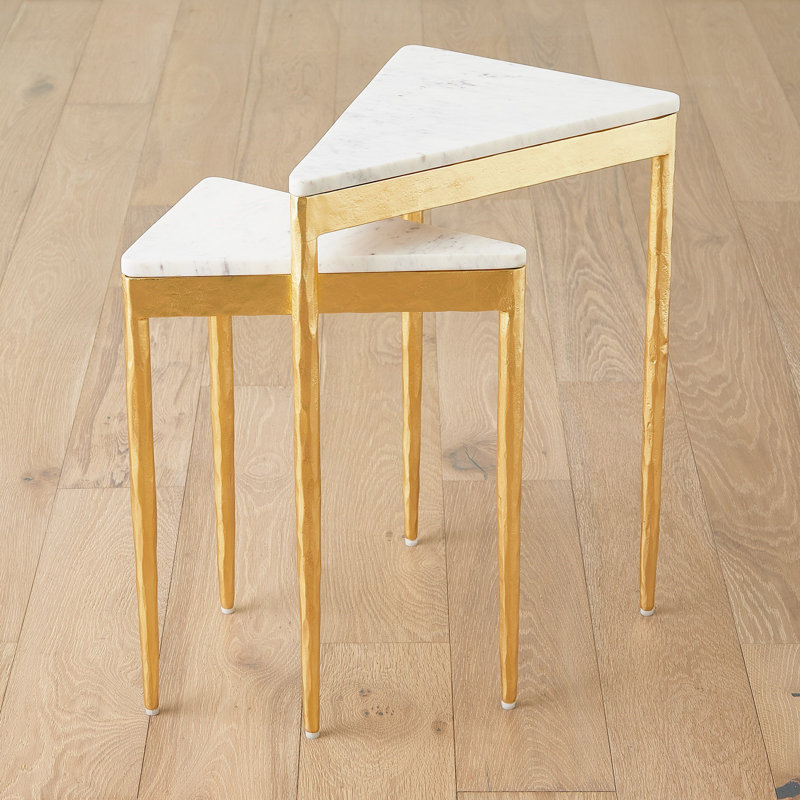 Marble Nesting End Table