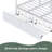 Queen Size Metal Canopy Platform Bed