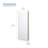 Premium Metal Frame Shatterproof Wall Mount Mirror - FM1-110252845-110252849