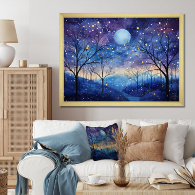 Indigo Dreams III - Abstract Landscapes Wall Art