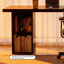 Bureau rectangulaire en bois massif noir-660821953-660821980
