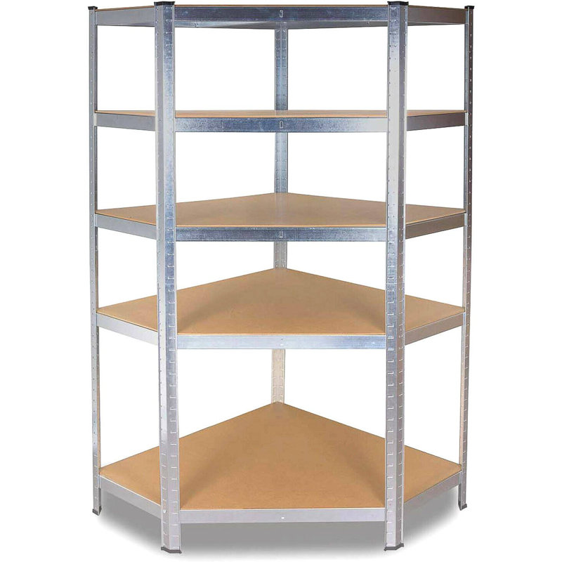 90cm W Metal Shelving Unit, 180cm H x 90cm W x 40cm D