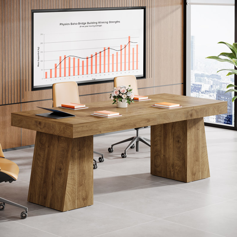 140cm Rectangle Conference Table, Yellow