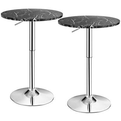 Jamalle Round Metal Base Dining Table