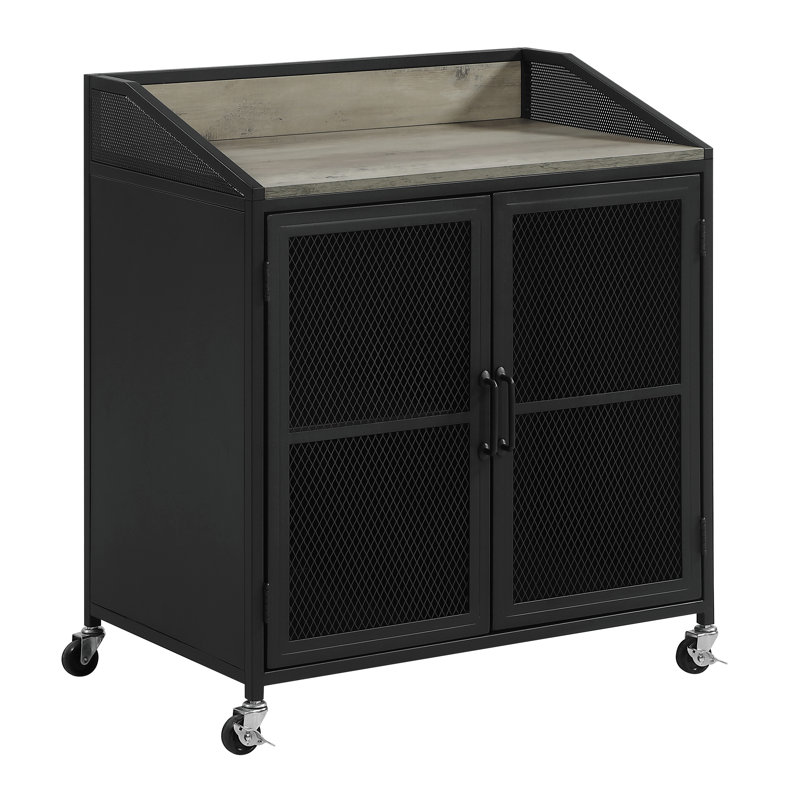 Sheene 30 " L Steel Bar Cabinet