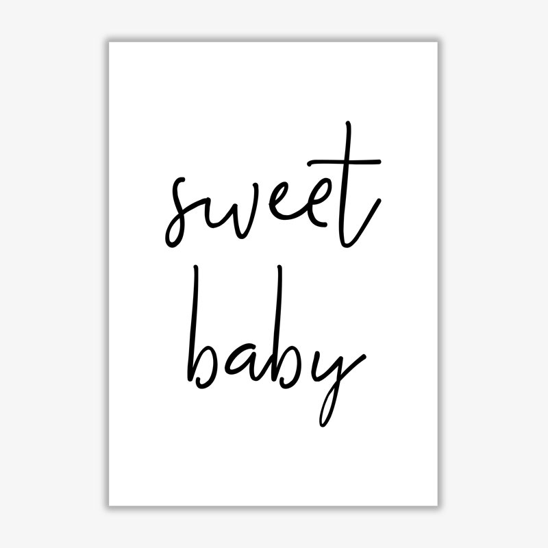 Sweet Baby - Print, No Frame, 30 cm H x 21 cm W x 1 cm D