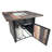 Endless Summer Piper 38" Square UV Printed LP Dualheat Gas Fire Pit Table
