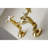 Kingston Brass Vintage Double-Handle 2-Hole Wall-Mount Bridge Kitchen Faucet-37178458