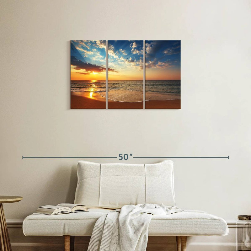 Gillard Seashore Sunrise, H 20 po x l 33 po