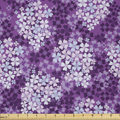 Daegon Lilacs Illustration Greenery Field Freshness Hydrangea Fabric