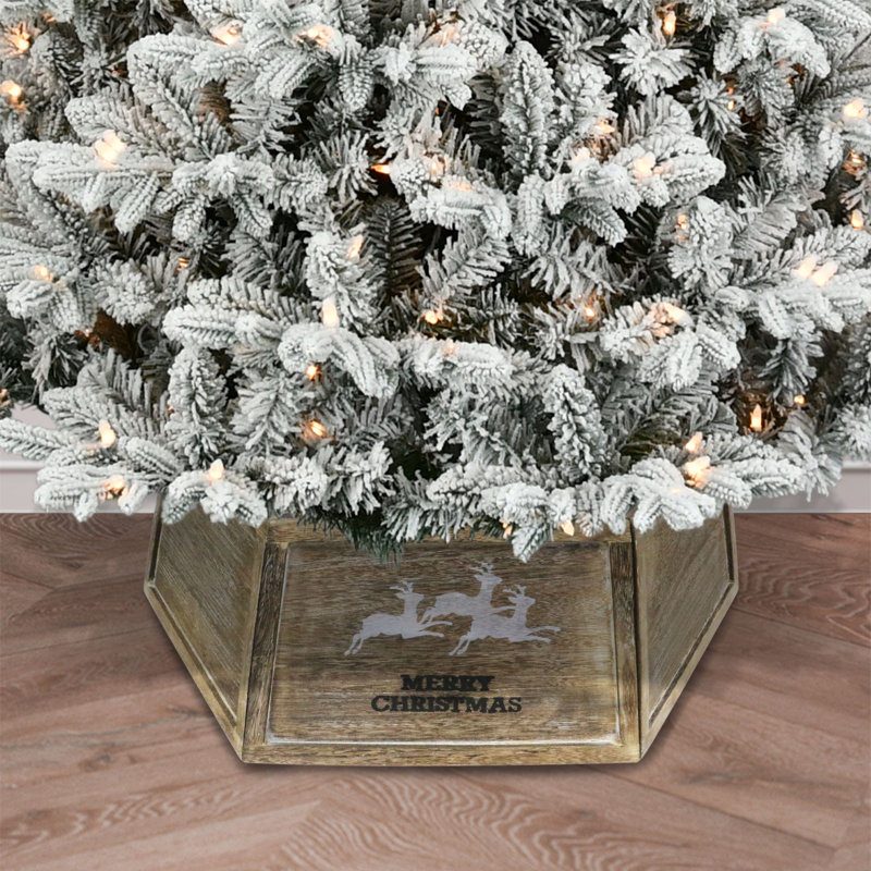 31.5 Inch Wood Christmas Tree Collars