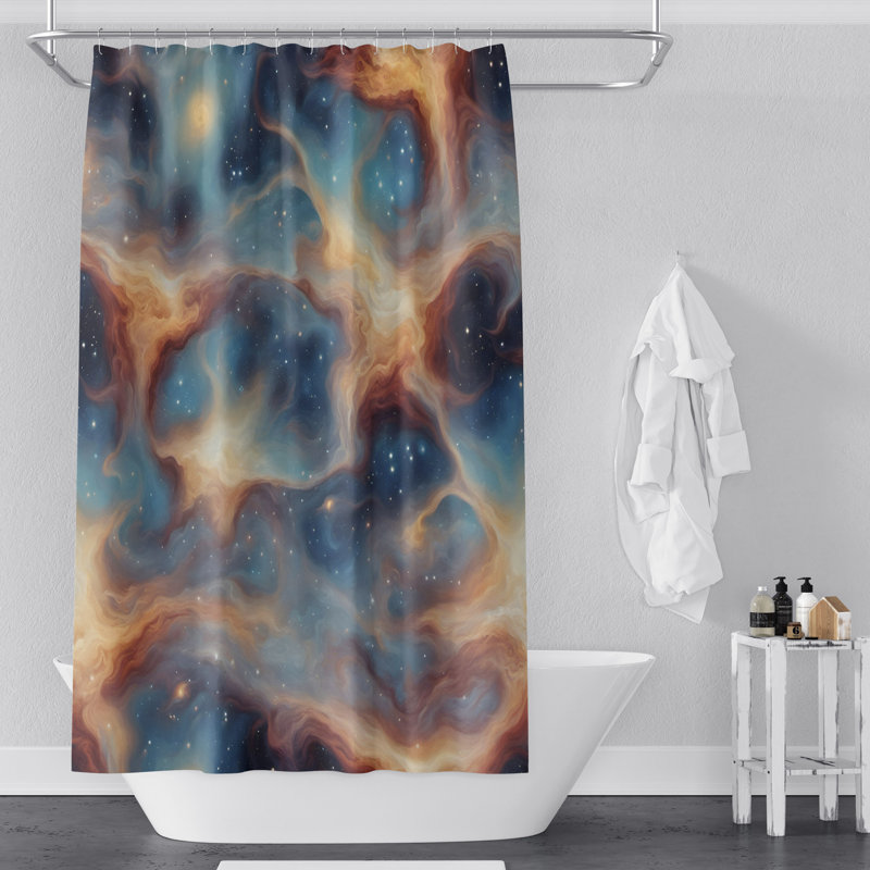 Rideau de douche Susette, H 72 po x l 70 po