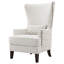 Fauteuil d'appoint rembourré à oreilles