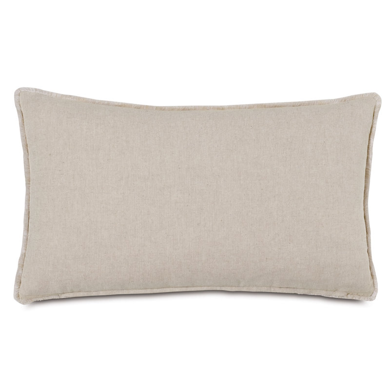 Midori Linen Lumbar Pillow Cover & Insert