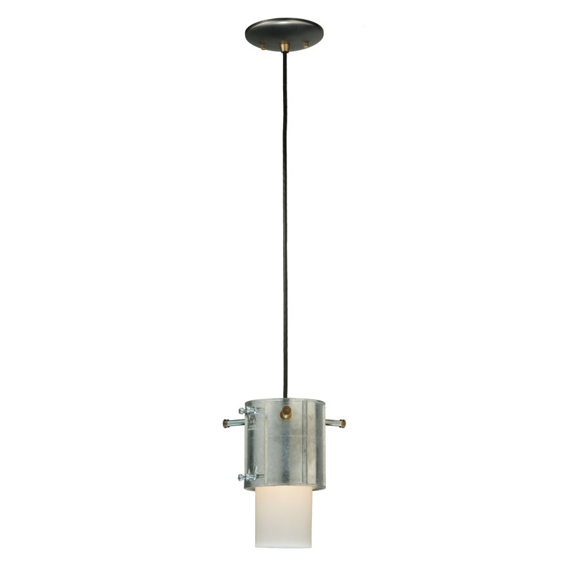 Luminaire suspendu cylindrique à 1 lumière Cilindro