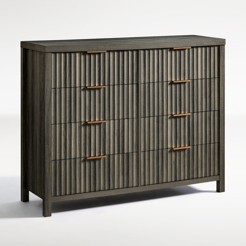 Arrilla 4 Piece Bedroom Set, Midnight Oak