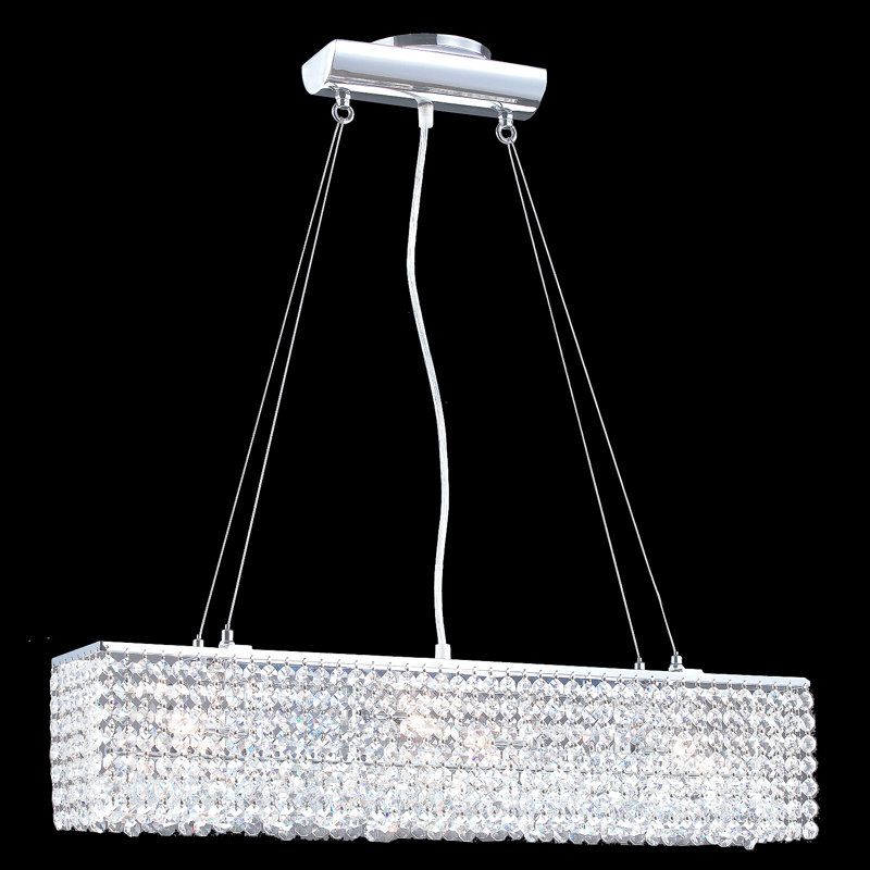 Luminaire suspendu contemporain 3 lumières, Chinois (K9)