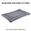 Coussin imperméable pour chien PETMAker - 38,75 po x 25 po, gris-40697878-40697880