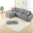 Space-saving Storage Sectional Sofa, Polyester Modern Design For Home